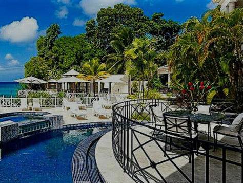 Barbados Luxury, Cove Spring House pool view