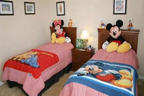 Upstairs Twins Disney Bedroom