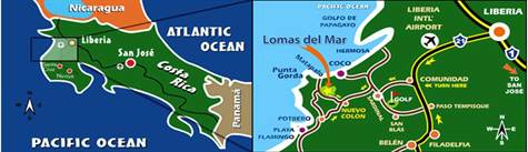 Map to Matapalo