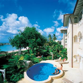Barbados Luxury,    Birds eye View of Swimming Pool and View