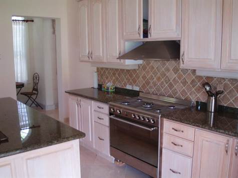 Barbados Luxury,   Kitchen Stove and Cupboards