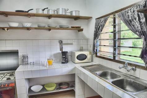 Kitchen of the holiday rentals in Diani Beach Kenya