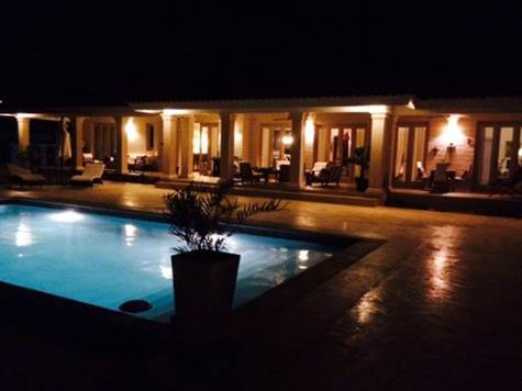 Night View of the Pool