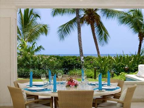 Barbados Luxury,  Outdoor Dinning Area