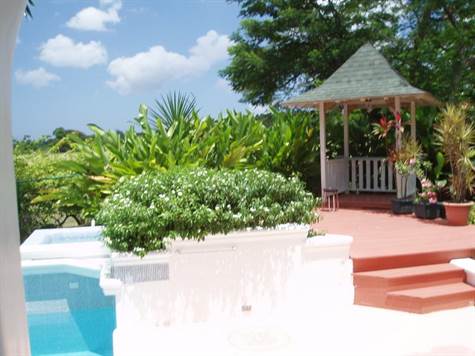 Barbados Luxury,     Shot-of Pool and Gazebo