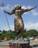 The statue that gaurds the Mazatlan Aquarium