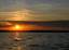 Summer sunset over Lake Simcoe