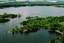 Aerial of Tavern Island, Black Lake
